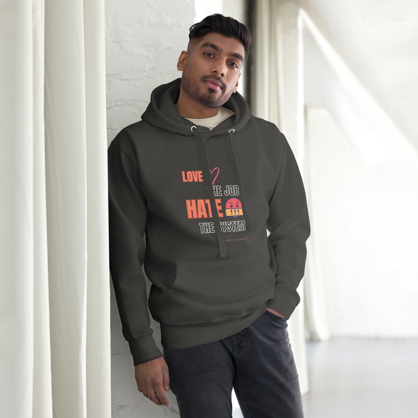 Love the Job Hate the System | Unisex Hoodie